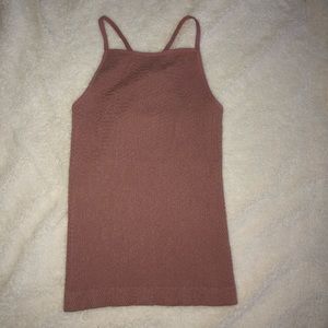Pink Racerback SuperStretch tank top